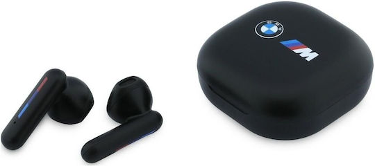 BMW Printed Logo Enc In-ear Bluetooth Handsfree Headphones with Charging Case Black