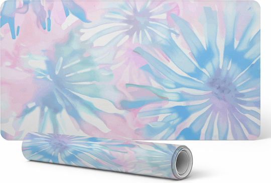 Covoraș Protector Pentru Birou Cu Model Floral Aquarelle 90x45 Cm