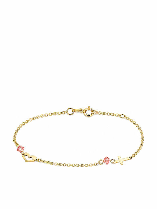 Senzio Belibasakis Kinderarmband Kette Gold 9K Senzio Belibasakis Kinderarmband Kette Gold 9K