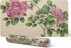 Protective Desk Mat Modern Retro Rose Bouquet 1...
