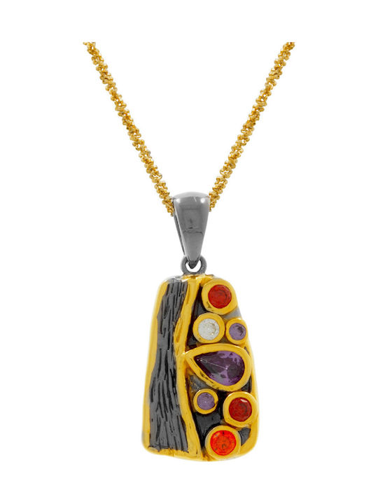 Bizoutaki Necklace From Gold Plated Silver