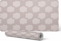 Non-Slip Desk Pad Cloud Pattern Beige Backgroun...