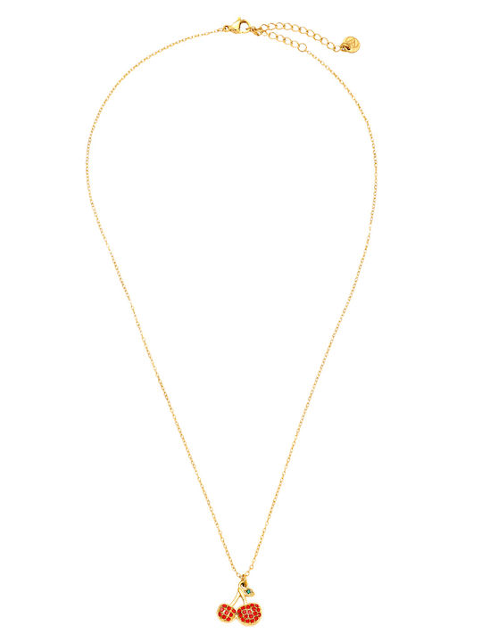 Papoulidis Jewellery Necklace Made of Gold Plated Steel Papoulidis Jewellery Necklace Made of Gold Plated Steel