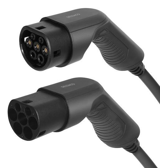 Deltaco E-Charge Charging Cable Type 2 Type 2 3 Phase 16A 10m EV-32110