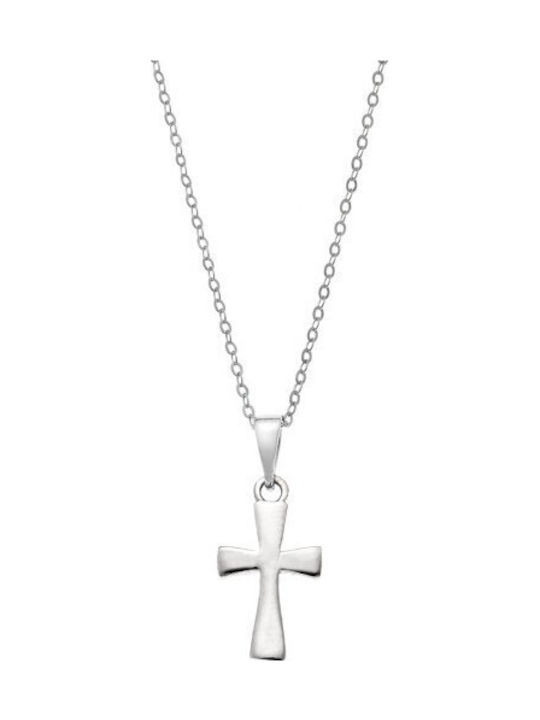Senza Women's Cross from Gold Plated Silver