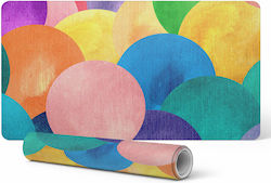Vinyl Protective Desk Pad Multicolour Circles 9...