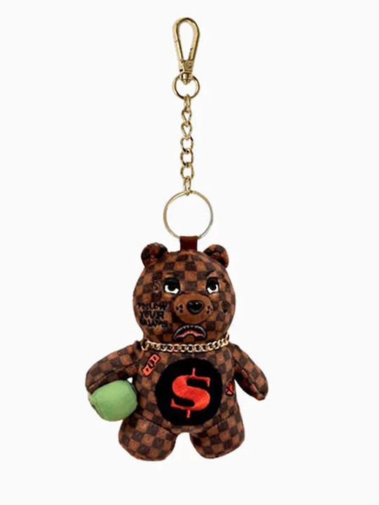 Sprayground Stoff Schlüsselanhänger Braun Sprayground Stoff Schlüsselanhänger Braun