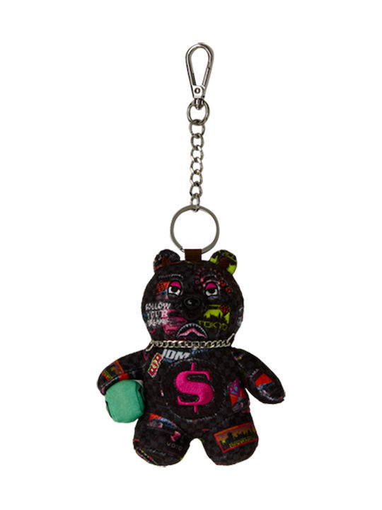 Sprayground Global Mogul Cyber Punk Bär Schlüsselanhänger