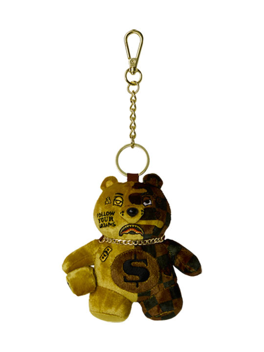 Sprayground Sip Gold Drip Bär Schlüsselanhänger