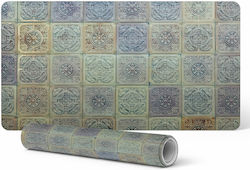 Moderne Vinyl-Tastaturmatte Retro Vintage 90x45 cm