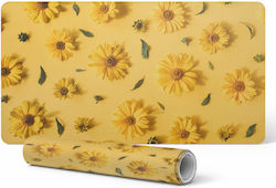 Vinyl Protective Pad Flowers Workspace Backgrou...