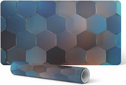 Protective Desk Mat Keyboard Mouse Pad Hexagona...