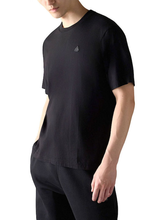 Moose Knuckles Moose Knuckles Herrenblusen Kurzarm T-Shirt Schwarz