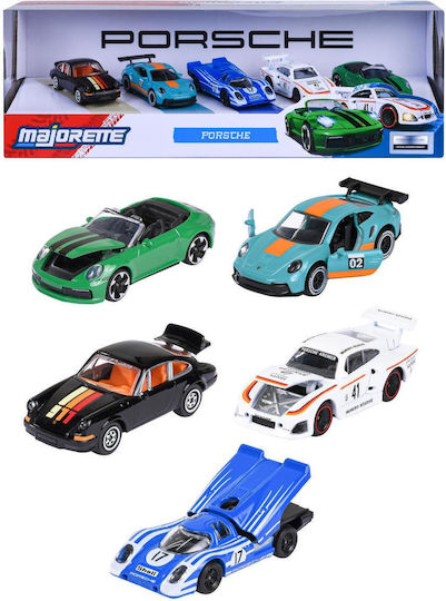 Majorette Αυτοκινητάκι PORSCHE 5-PACK 1:64 8502105002 1:64