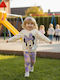 Kinder Sweatpants Set Ecru