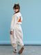 Kids Sweatpants Set With Top Beige 2 Pieces