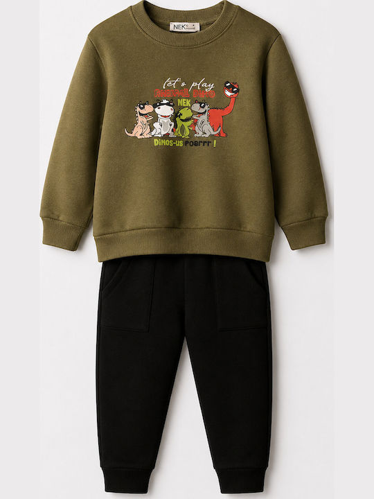 Nek Kids Wear Kids Tracksuit Khaki