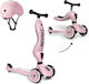 Scoot & Ride Kinderroller Highwaykick 1 & Helm Rose Für 5+ Jahre