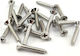 Epica Star Metallische Blechschraube mit Durchmesser M5 und Länge 30mm 10 Stück