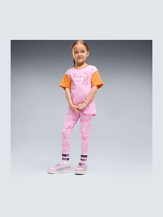 Kids Sports Long Leggings Pink Dora The Explorer