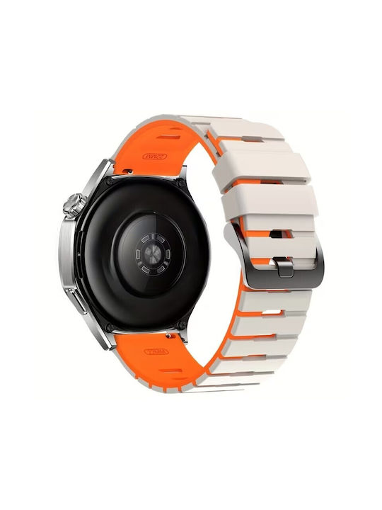 Silicone Strap Hybrid Amazfit Bip 6 46mm Starlight Orange