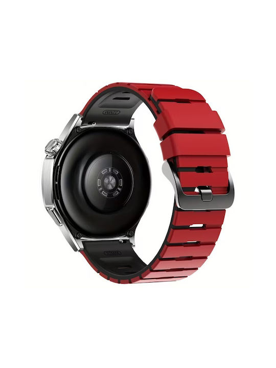 Silicone Hybrid Amazfit Gtr 4 46mm Red Black
