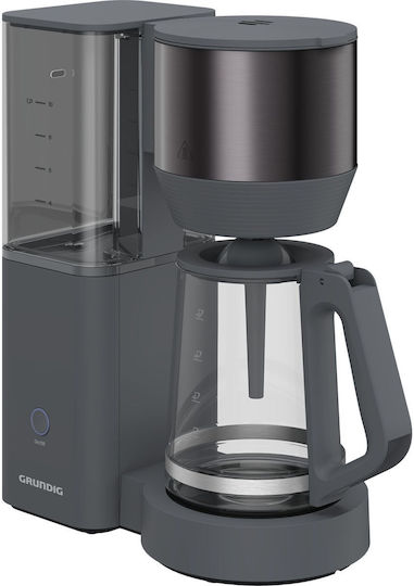 Grundig Programmable Filter Coffee Maker 1000W Dark Inox