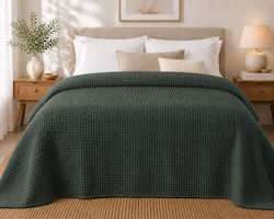 Blanc de Blanc Single Hotel Pique Grey Blanket 170x250cm Blanc de Blanc Single Hotel Pique Grey Blanket 170x250cm