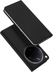 Dux Ducis Skin Wallet Leder / Silikon Schwarz (Oppo Find X9 Pro) Dux Ducis Skin Wallet Leder / Silikon Schwarz (Oppo Find X9 Pro)