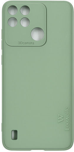 Leewello Задна корица от силикон Зелен (Realme Nazro 50)