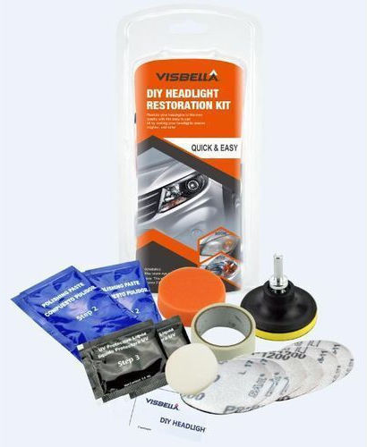 Car Headlight Restoration Kit Diy Visbella Fast Result Ez1988