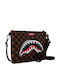 Sharks In Paris Men's Brown Sling Bag