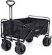 Grasher Collapsible Transport Trolley FT1560 For Load Up To 150kg In Black Color