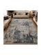 Non-Slip Rectangular Grey Rug 120x180cm