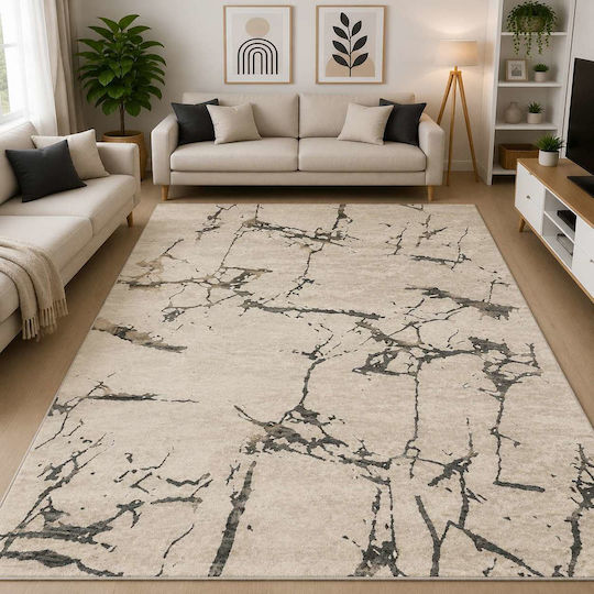 Αντιολισθητικό Χαλί Ορθογώνιο Γκρι 120x180cm
