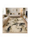 Rutschfestiger Rechteckiger Grauer Wohnzimmer Teppich 160x220cm