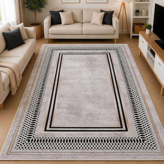 Αντιολισθητικό Χαλί Ορθογώνιο Γκρι 120x180cm