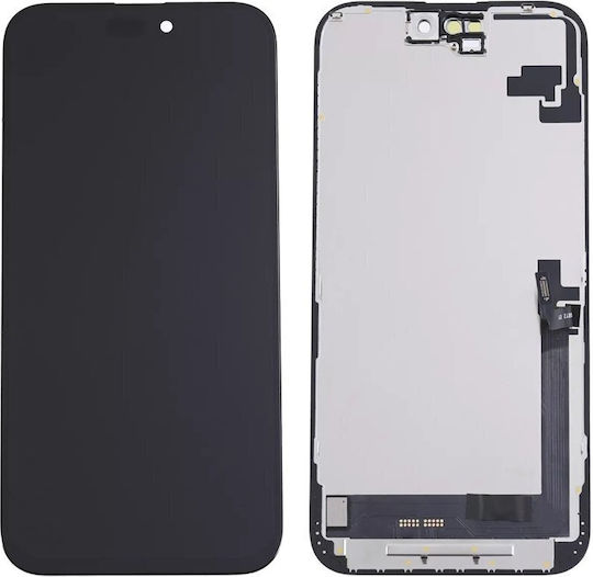 Ecran cu mecanism tactil pentru Apple Iphone 16 Plus Negru