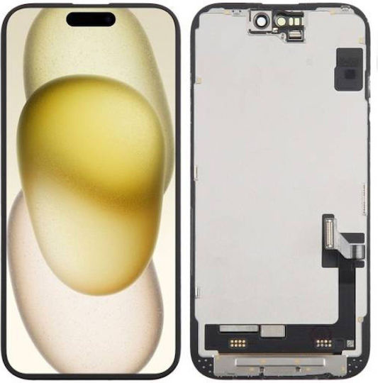 Ecran cu Mecanism Tactil pentru Apple Iphone 16 (Negru)