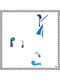 Men's Silky Blue Pocket Handkerchief