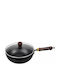 Sidirela Tf242163 Aluminum Pan with Lid with Non-Stick Coating 14cm