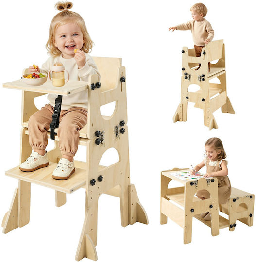 Vevor Kinder Tische Pygros Ekmathisis Apo Xylo Beiges Vevor