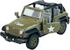 Welly Jeep Αυτοκινητάκι 1:34 Στρατιωτικό