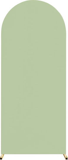 Material Cover Balloon Arch Frame Metal Stand Photos 1x2m Olive Green