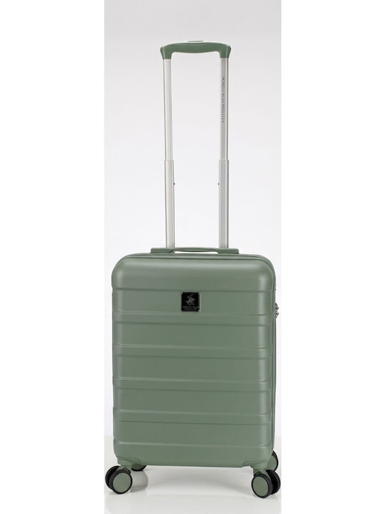 Beverly Hills Polo Club Cabin Hard Green Travel Suitcase Height 55cm