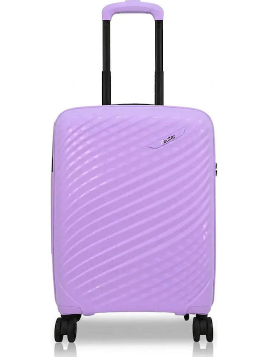 Paulter Cabin Hard Purple Suitcase with 4 Wheels Height 55cm