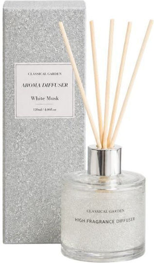 Сребърен Ароматизатор Дифузер 120мл White Musk