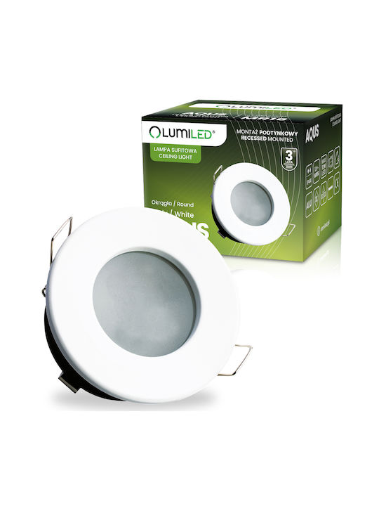 Aqus Lumiled Εντοιχιζόμενο Αλογόνου Led Mr16 Στ...