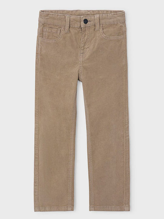 Mayoral Kids Corduroy Trousers Truffle