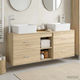 vidaXL Bathroom Vanity Unit Without Sink W53xD34.5xH63cm Sonoma Oak
